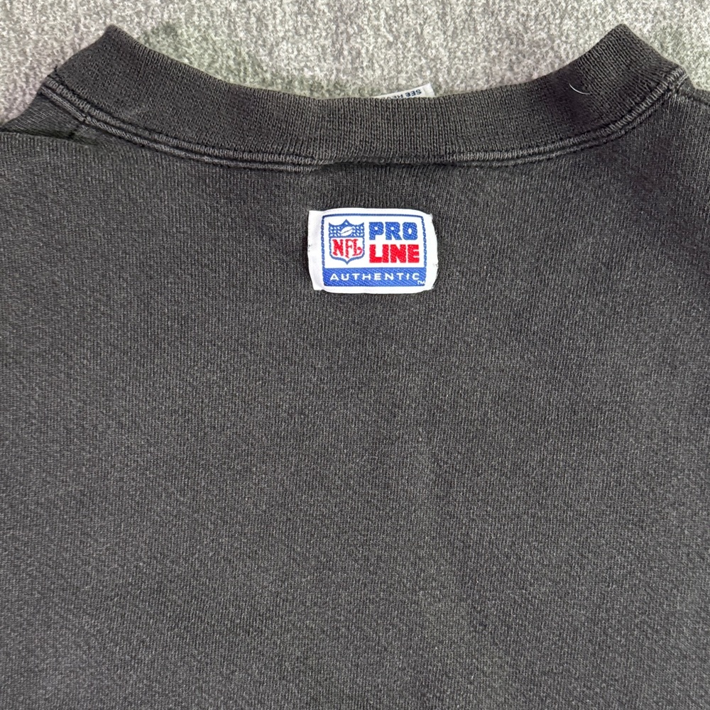 Vintage 90’s Pittsburgh Steelers USA Made Oversized Pullover Sweatshirt Men’s XL - Picture 7 of 11
